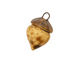 Earthenwood Studio Ceramic Brown Acorn Charm 12-13x20-22mm