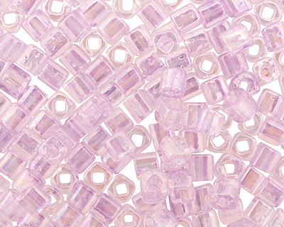 TOHO Transparent Rainbow Foxglove Cube 4mm Seed Bead