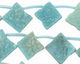 Brazil Amazonite Flat Freeform Diamond Drop 16-20mm