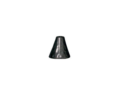 TierraCast Gunmetal Hammertone Cone 8mm
