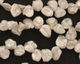 Pearly White Keishi Drop 5-7x6-10mm