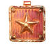 Patricia Healey Copper Starfish in Frame Pendant 32x35mm