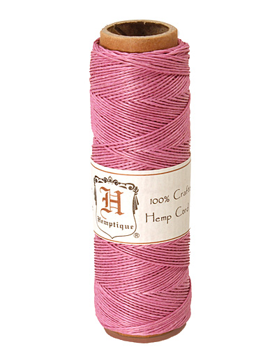 Light Pink Hemp Twine 10 lb, 205 ft