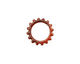 C-Koop Enameled Metal Wisteria Purple Small Open Gear 16mm