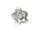 Ezel Findings Rhodium (plated) Flower Link 19x21mm