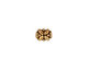 TierraCast Antique Gold (plated) Leaf Bead 8x6mm