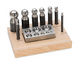 Dapping Punch Set w/ 8 punches 6mm to 28mm