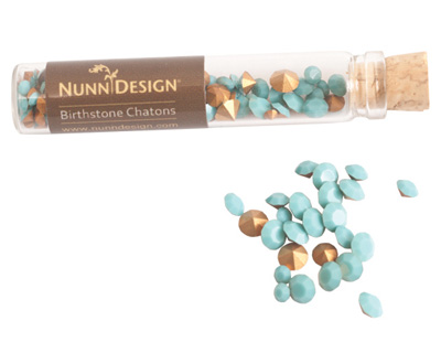 Nunn Design Turquoise Crystal Chaton 5g