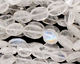 Moonstone (rainbow) Faceted Irregular Flat Oval 6-7x5-6mm