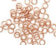 Rose Gold Enameled Copper Round Jump Ring 5mm, 18 gauge