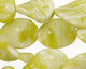 Natural Lemon Jade Twisted Oval 20x15mm