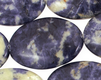 Bolivian Sodalite Flat Oval 35x25mm