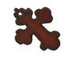 The Lipstick Ranch Rusted Iron Cross Pendant 30x37mm