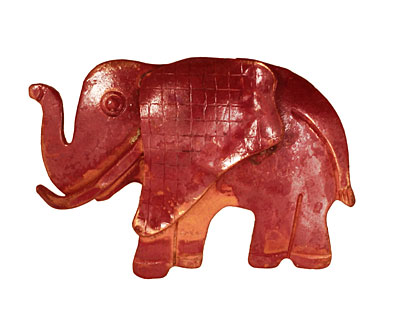 Patricia Healey Copper Elephant Pendant 40x27mm