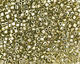TOHO Gold Lustered Green Tea Cube 1.5mm Seed Bead