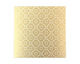 Lillypilly Gold Doily Anodized Aluminum Sheet 3"x3", 22 gauge
