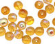 Czech Glass Medium Topaz AB Round 8mm