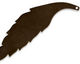 Vintaj Natural Brass Slender Leaf Altered Blank 15x59mm