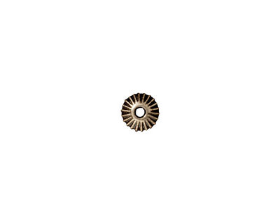 TierraCast Antique Gold (plated) Crown Heishi 6mm
