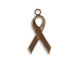 Vintaj Natural Brass Awareness Ribbon 11x22mm