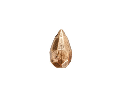 Nunn Design Antique Gold (plated) Faceted Drop 8x14mm