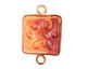 Patricia Healey Copper Paw Print Large Vertical Link 21x33mm