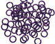 Purple Enameled Copper Round Jump Ring 6mm, 18 gauge