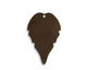 Vintaj Natural Brass Trailing Leaf Altered Blank 18x27mm