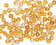 Czech Glass Dark Topaz AB Round 4mm