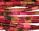 Red Turtle Jasper Tube 8x4mm