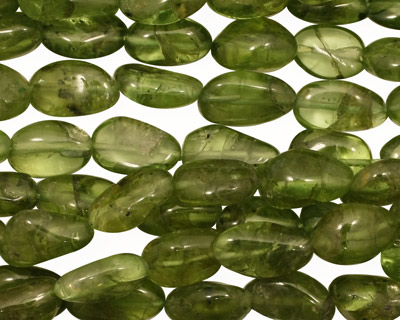 Peridot Tumbled Nugget 10-15x5-8mm