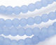 Opaque Sky Blue Recycled Glass Round 4mm