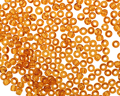 TOHO Transparent Topaz Round 8/0 Seed Bead