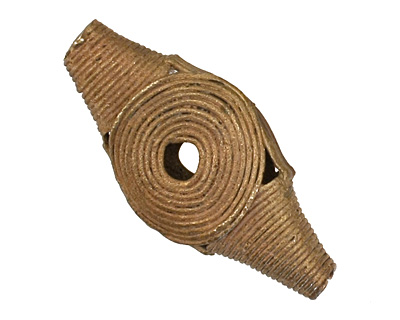 African Brass Horse Eye 39-48x19-21mm