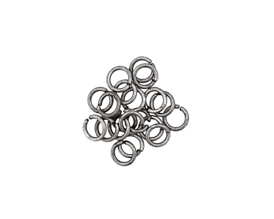 Antique Silver (plated) Round Jump Ring 4mm, 21 gauge