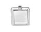 Silver (plated) Lipped Square Bezel 25mm
