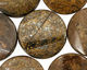 Bronzite Twisted Puff Coin 25mm
