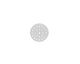 Lillypilly Silver Crochet Anodized Aluminum Disc 11mm, 22 gauge