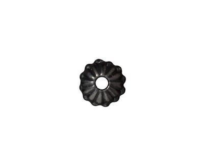 TierraCast Gunmetal Large Hole Joy Rondelle 6x10mm