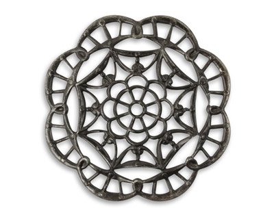 Vintaj Arte Metal Grand Kaleidoscope Filigree 40mm