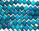 Howlite Turquoise Saucer 6x8mm