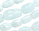 Aquamarine Faceted Graduated Nugget 14-35x10-20mm