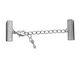 Artistic Wire Hematite Mesh Clasp (w/ Extension Chain & Lobster Clasp) 18mm