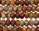 Crazy Lace Agate (red) Irregular Rondelle 8mm