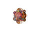 Grace Lampwork Multi-Color Rondelle 9x14mm