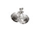 Silver (plated) Circle Bezel Cuff Link 17mm