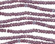 Czech Glass Luster Lilac Fire Polished Rondelle 2x3mm