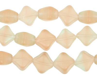 Czech Glass Flower Garden (matte) Organic Diamond 10mm