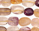 Multi Stone (Rock, Citrine & Amethyst) Tumbled Nugget 10-20x9-12mm