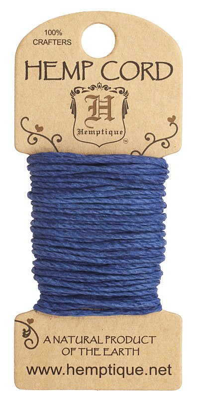 Navy Hemp Twine 20 lb, 20 ft